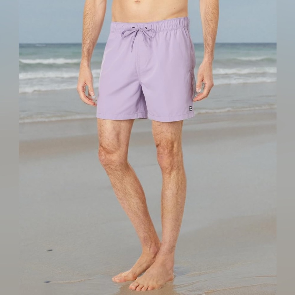 Billabong Men’s Swim Trunks – Lavender / Purple – Size XL